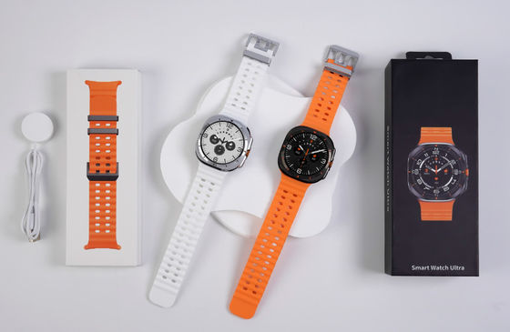 AMOLED W7 Ultra robusto con carga inalámbrica Reloj inteligente 3D Menú Ai Dail Función SOS
