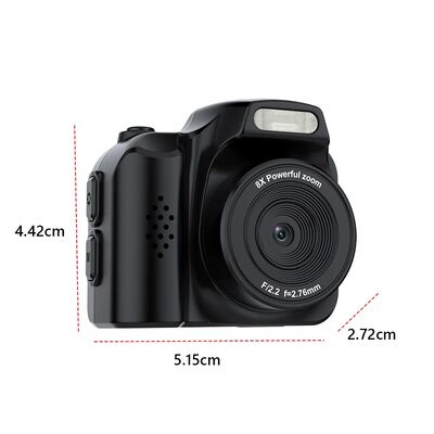 HJD-02 4K Digital Camera 64MP Portable Small Camera 1.54inch For Kids Students
